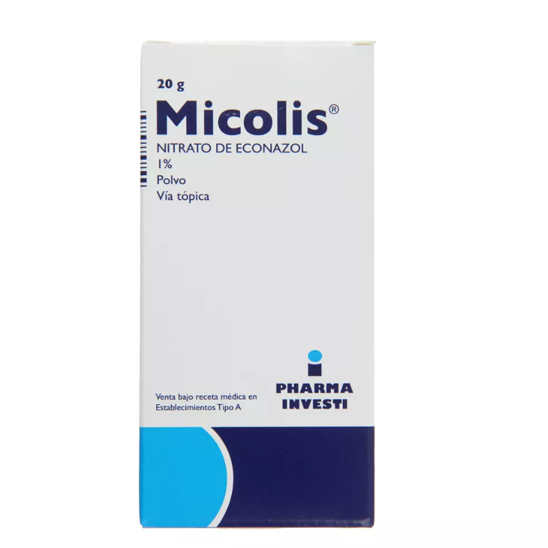 Polvo Tópico Micolis Econazol 1% 20g 1