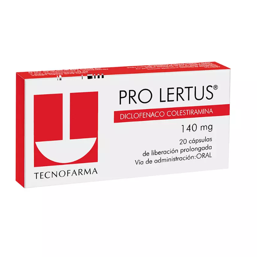 Pro-Lertus 140 mg 20 Cápsulas de liberación prolongada. 1