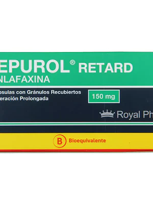 Depurol Retard (B) Venlafaxina 150 mg 30 Cápsulas.