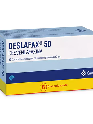 Deslafax (B) Desvenlafaxina 50 mg 30 Comprimidos.