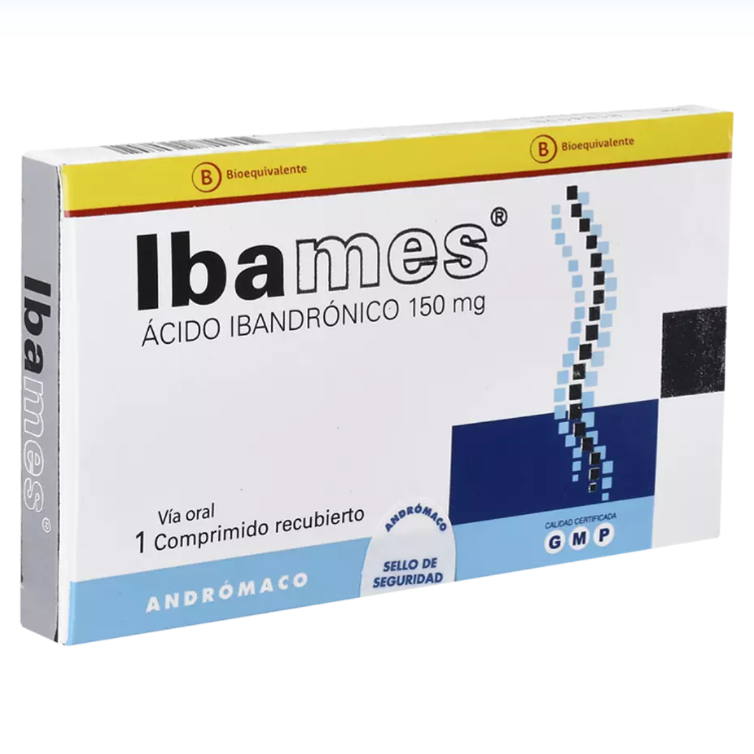 Ibames Ácido Ibandrónico 150mg 1 Comprimido Recubierto 1