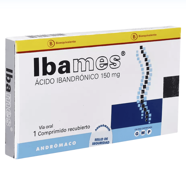 Ibames Ácido Ibandrónico 150mg 1 Comprimido Recubierto 1