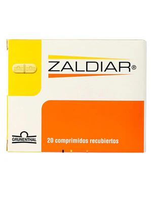 Zaldiar Paracetamol Tramadol 20 Comprimidos recubiertos.