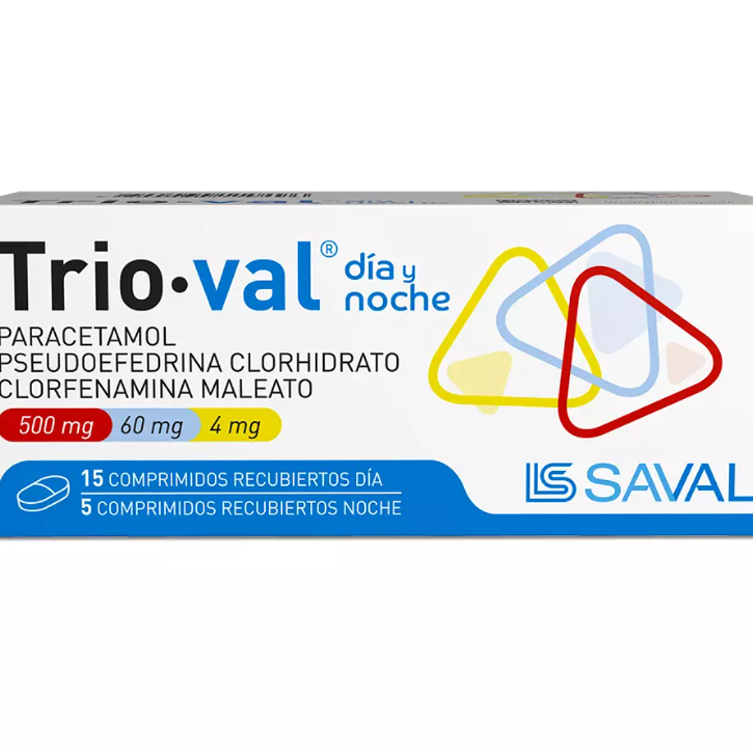 Trio-val dí­a y noche 20 Comprimidos. 1