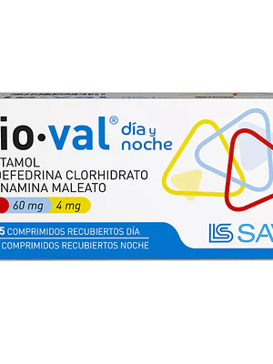 Trio-Val Día y Noche 20 Comprimidos recubiertos.