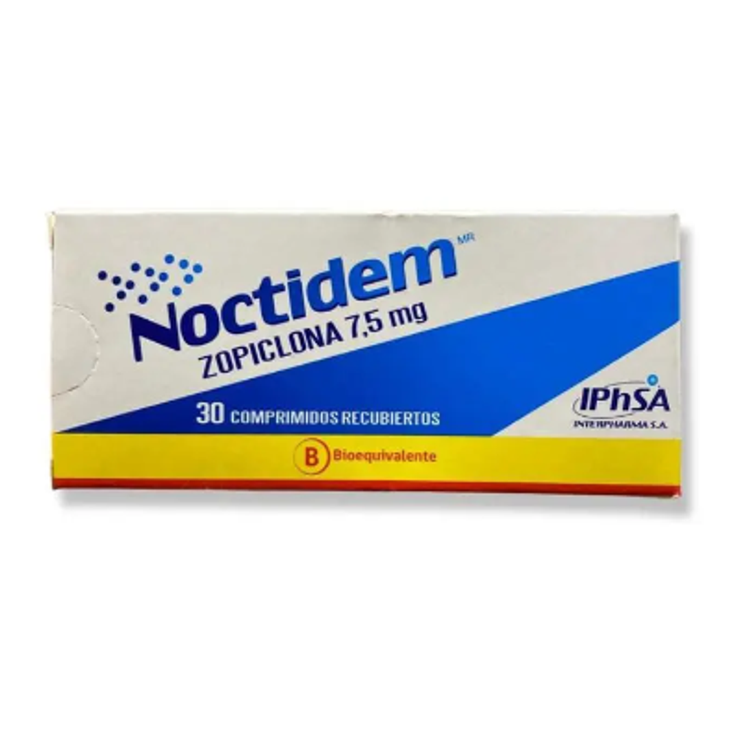Noctidem Zoplicona (B) 7,5 mg 30 Comprimidos 1