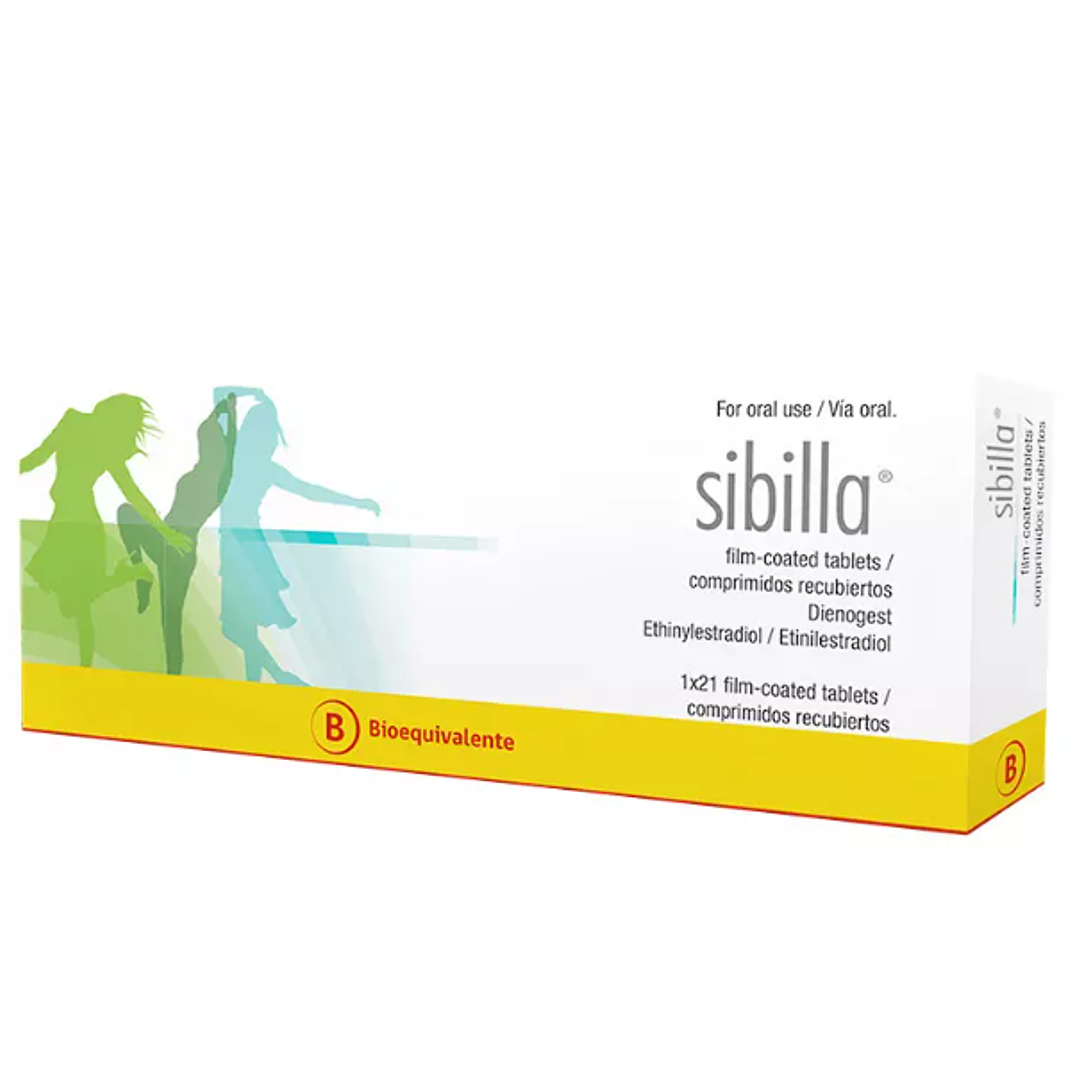 Sibilla (B) Dienogest / Etinilestradiol 21 Comprimidos Recubiertos 1