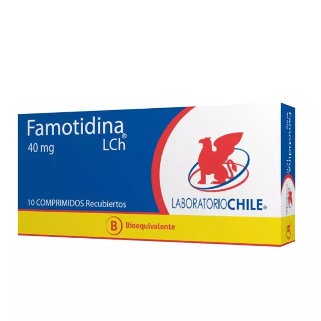 Famotidina (B) 40 mg 10 Comprimidos. 1