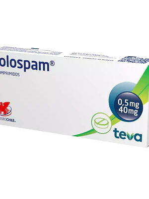 Dolospam Atropina Papaverina 15 Comprimidos.