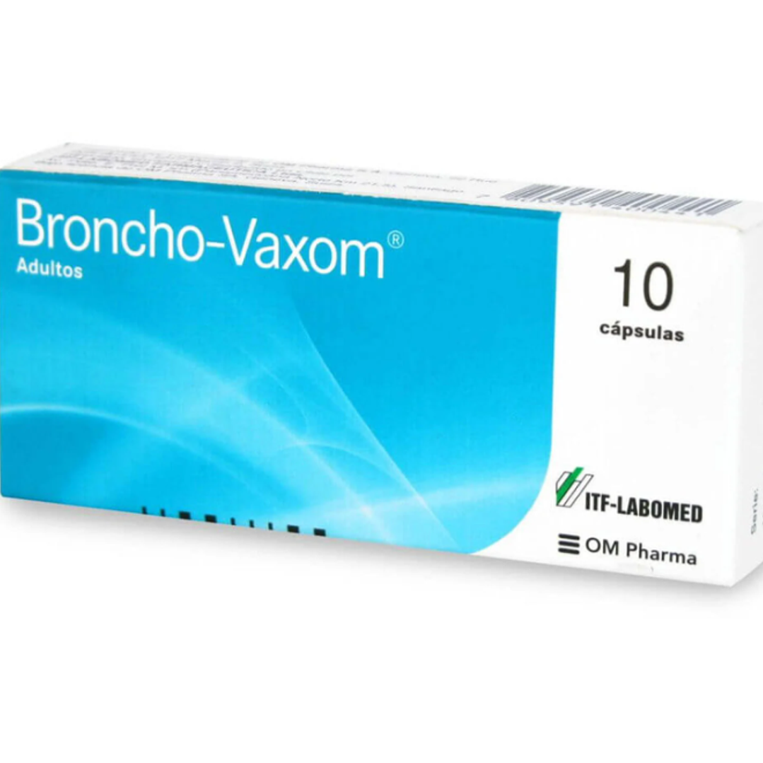 Broncho-Vaxom Adulto 7mg 10 Cápsulas 1