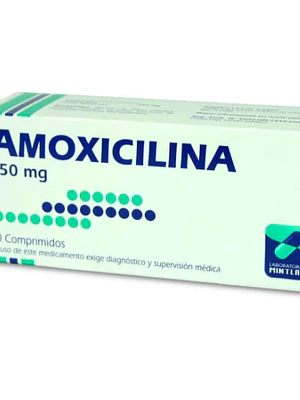 Amoxicilina (B) 750 mg 10 Comprimidos.