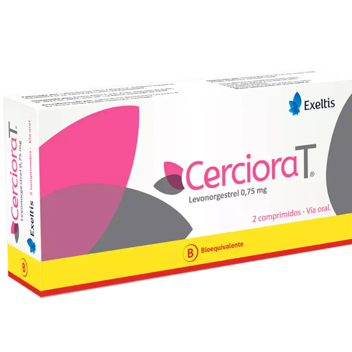 Cerciora T (B) Levonorgestrel 0,75 mg 2 Comprimidos. 1