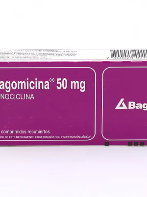 Bagomicina Minociclina 50 mg 30 Comprimidos recubiertos.