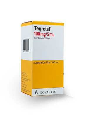 Tegretal Carbamazepina 100 mg /5  ml Suspensión oral 100  ml.