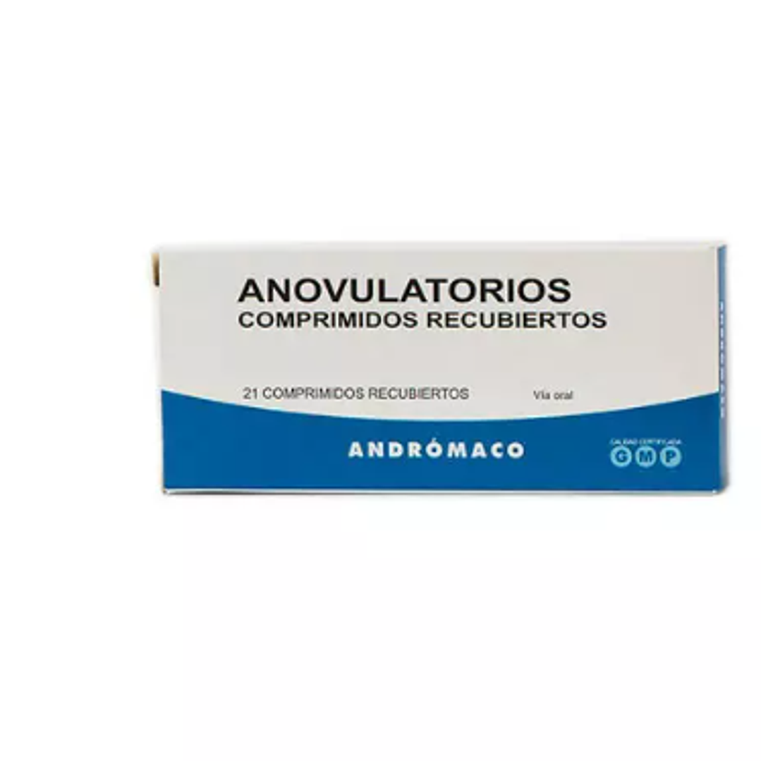 Anovulatorios Etinilestradiol / Levonorgestrel 0,03/0,150 21 Comprimidos Recubiertos 1