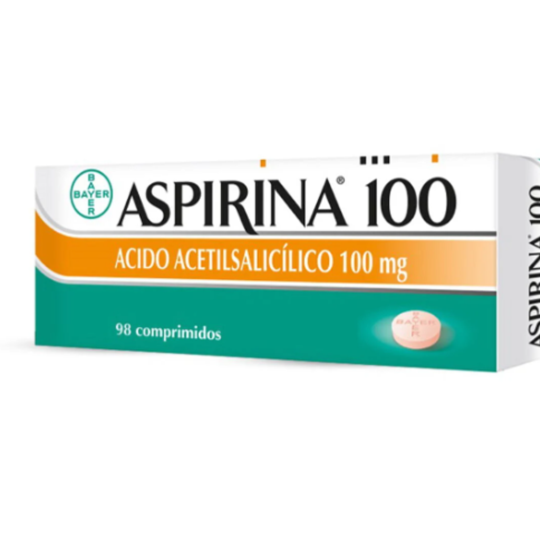 Aspirina Infantil 100 mg 98 Comprimidos 1