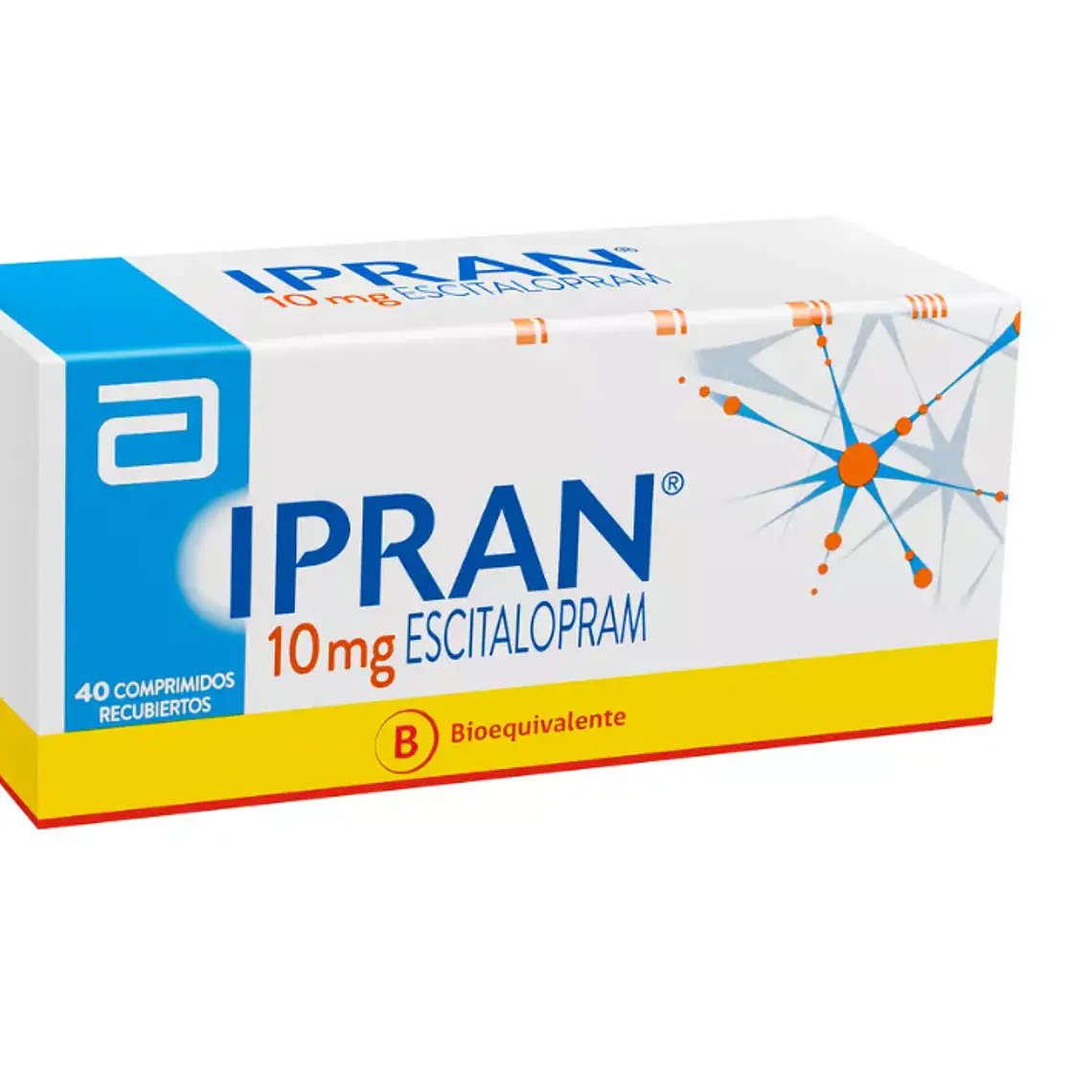 Ipran Escitalopram (B) 10 mg 40 Comprimidos recubiertos. 1