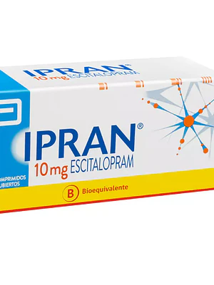 Ipran Escitalopram (B) 10 mg 40 Comprimidos recubiertos.