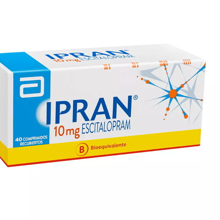 Ipran Escitalopram (B) 10mg 40 Comprimidos Recubiertos 1