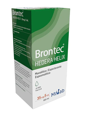 Brontec Hedera Helix 35 mg / 5  ml Jarabe 100  ml.