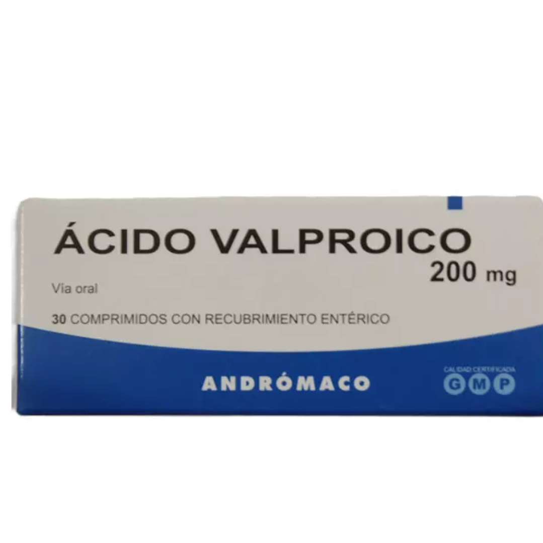 Ácido Valproico 200 mg 30 Comprimidos Recubiertos 1