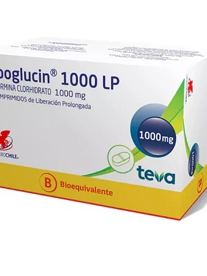 Hipoglucin LP (B) Metformina 1000 mg 60 Comprimidos.