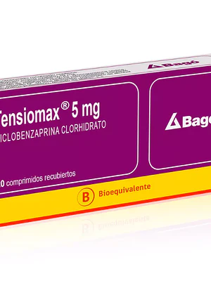 Tensiomax (B) Ciclobenzaprina 5 mg 20 Comprimidos.
