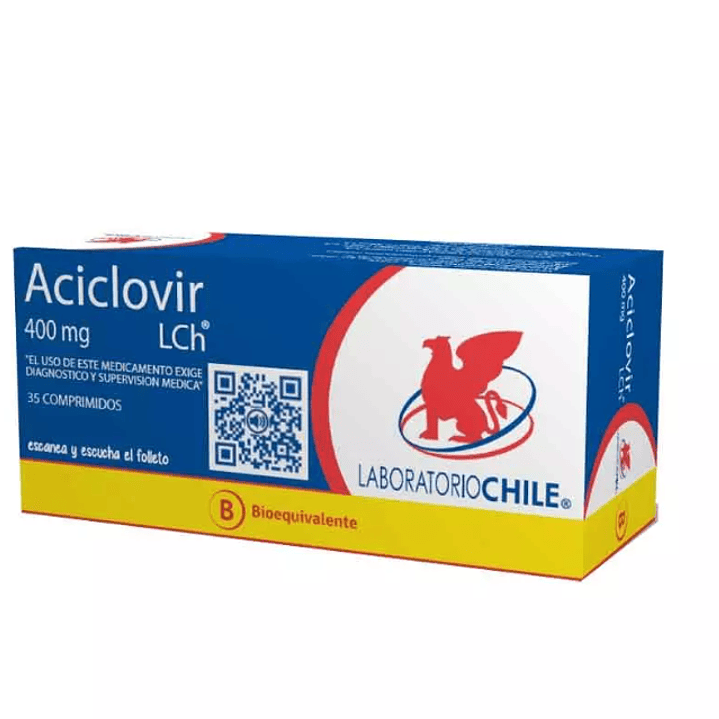 Aciclovir (B) 400 mg 35 Comprimidos. 1