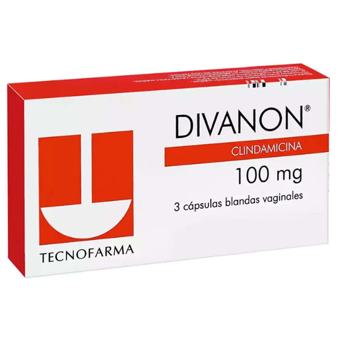 Divanon Clindamicina 100 mg 3 Cápsulas blandas vaginales. 1