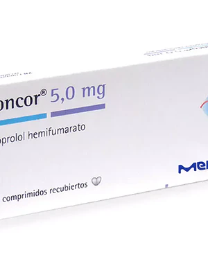 Concor Bisoprolol 5 mg 28 Comprimidos recubiertos.