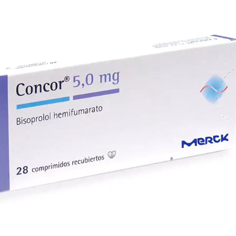 Concor Bisoprolol 5 mg 28 Comprimidos recubiertos. 1