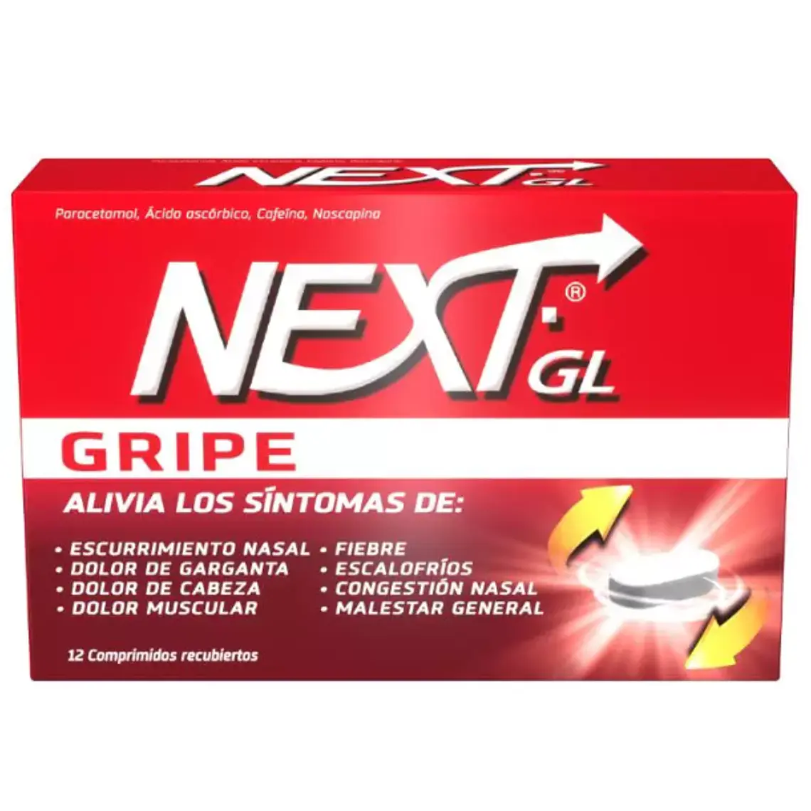 Next GL 12 Comprimidos recubiertos. 1