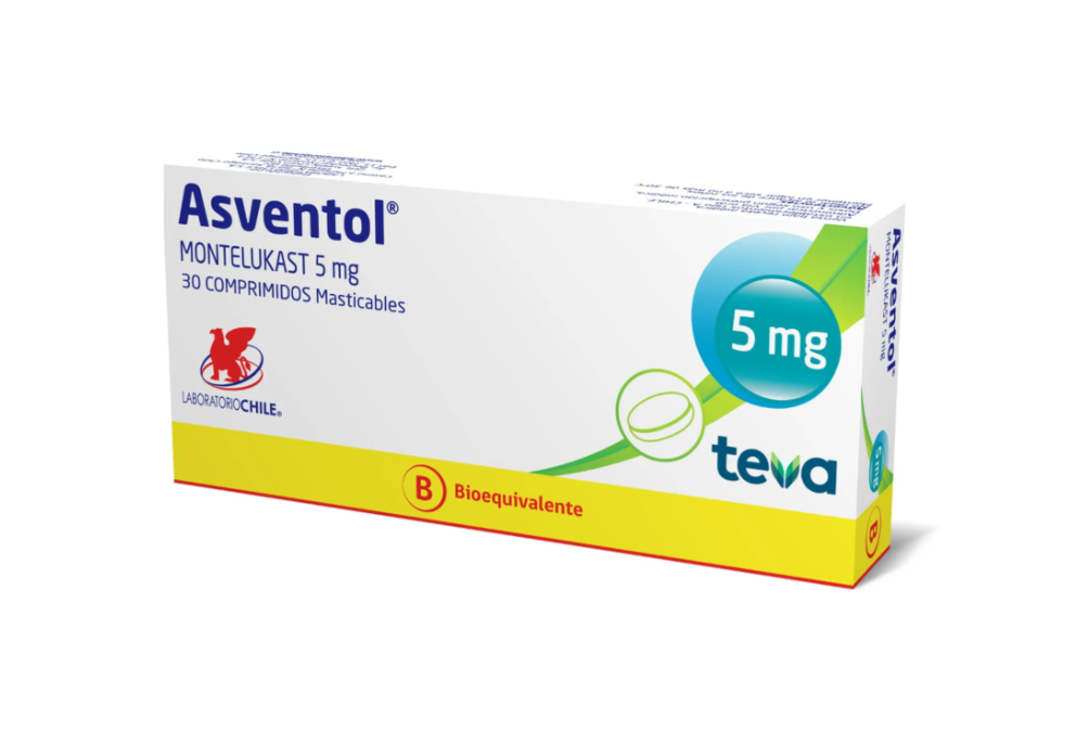 Asventol 5 mg x 30 comprimidos