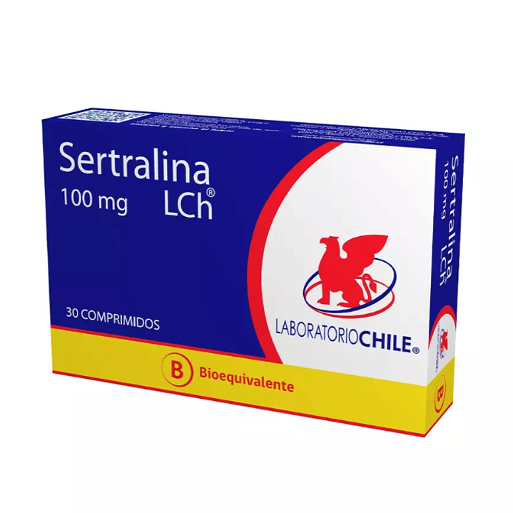 Sertralina (B) 100 mg 30 Comprimidos. 1