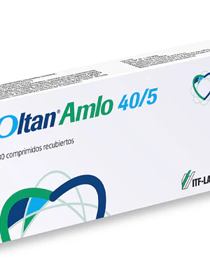 Oltan-Amlo 40/5 (B) 30 Comprimidos recubiertos.