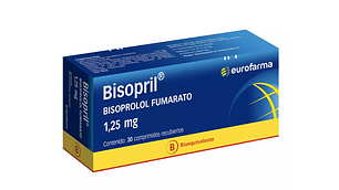 Bisopril (B) Bisoprolol 1,25 mg 30 Comprimidos.