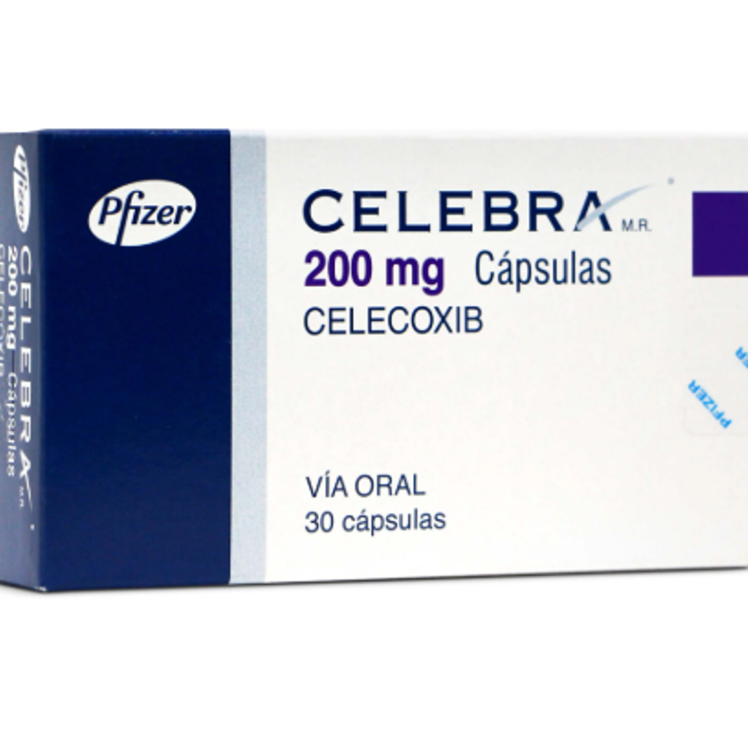 Celebra (R) Celecoxib 200 mg 30 Cápsulas 1