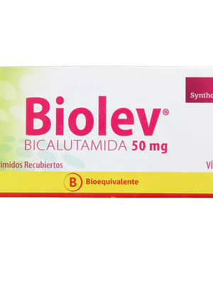 Biolev (B) Bicalutamida 50 mg 30 Comprimidos recubiertos.