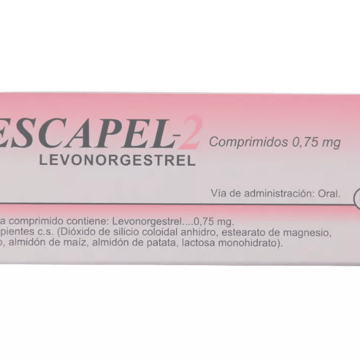 Escapel-2 (R) Levonorgestrel 0,75 mg 2 Comprimidos 1