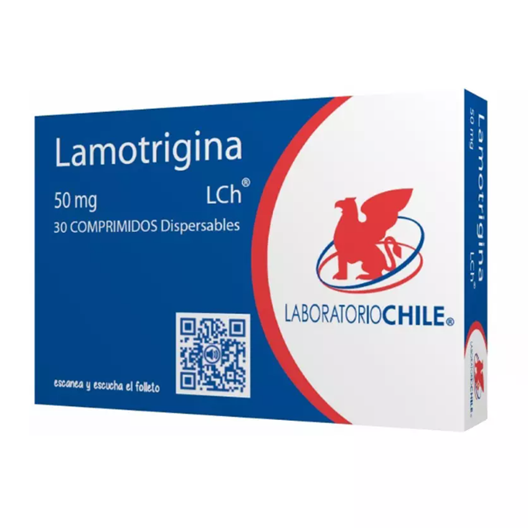 Lamotrigina (B) 50 mg 30 Comprimidos Dispersables 1
