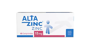 Altazinc Zinc 15 mg 40 Comprimidos.