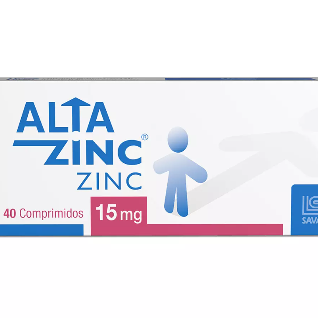 Altazinc Zinc 15 mg 40 Comprimidos. 1