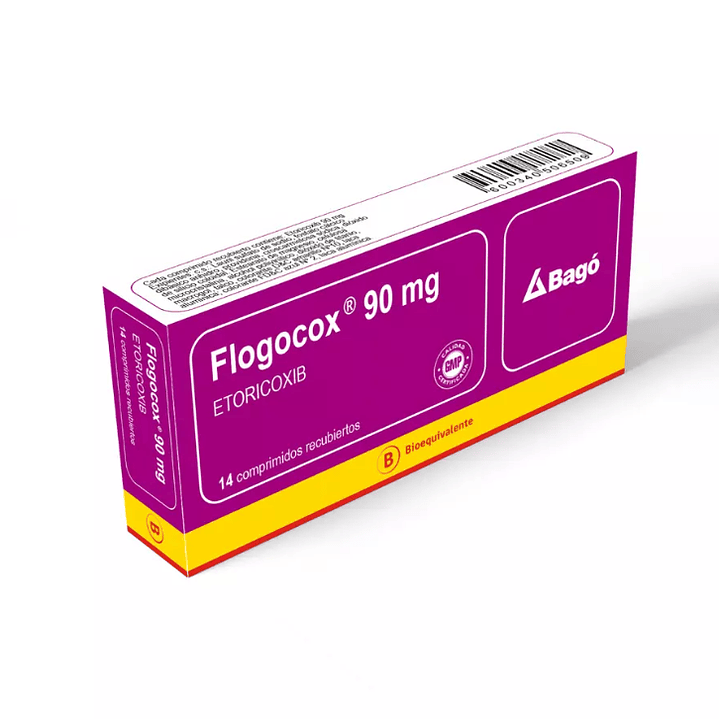 Flogocox (B) Etoricoxib 90 mg 14 Comprimidos Recubiertos 1
