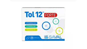 Tol 12 Forte Vitamina B1 / B6 / B12 20 Cápsulas