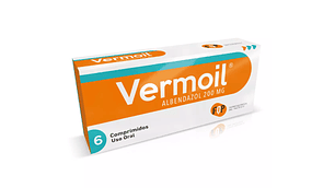 Veromil Albendazol 200 mg 6 Comprimidos.