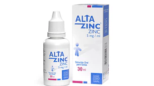 Altazinc Zinc 5 mg / ml Gotas 30 ml.