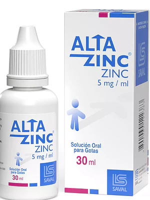 Altazinc Zinc 5 mg / ml Gotas 30 ml.