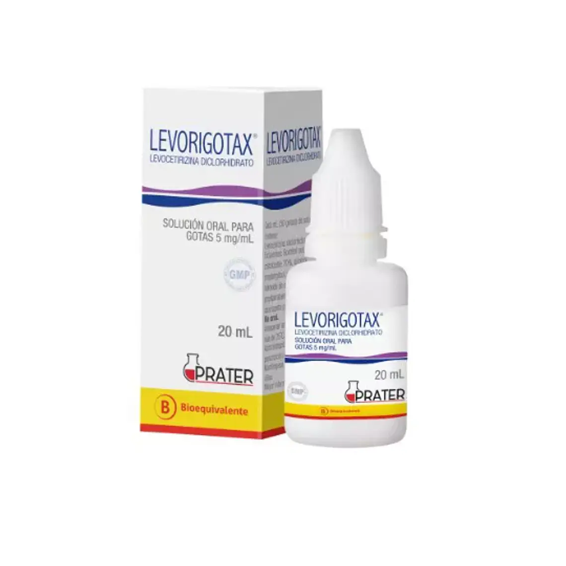 Levorigotax (B) Levocetirizina 5 mg / ml Gotas 20 ml. 1