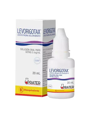 Levorigotax (B) Levocetirizina 5 mg / ml Gotas 20 ml.