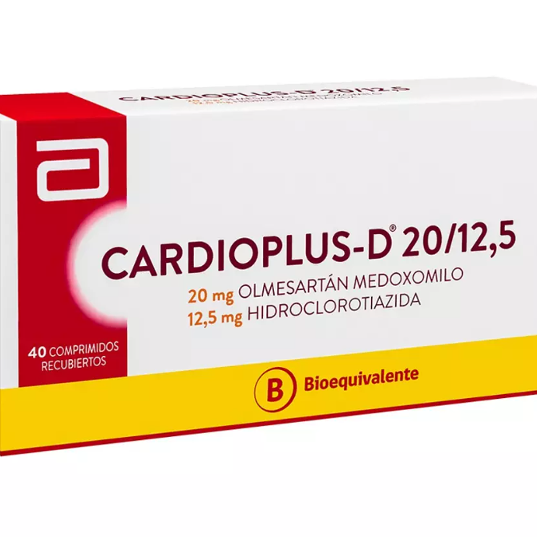 Cardioplus-D 20/12,5 Olmesartán 40 Comprimidos Recubiertos 1